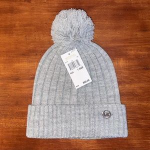 🌱NEW🌱Michael Kors Pom-Pom Knit Beanie Hat